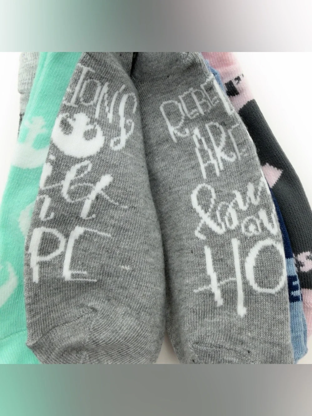Star Wars Princess Leia Women’s No Show Socks Rebels Girl Power Feminism Gift
